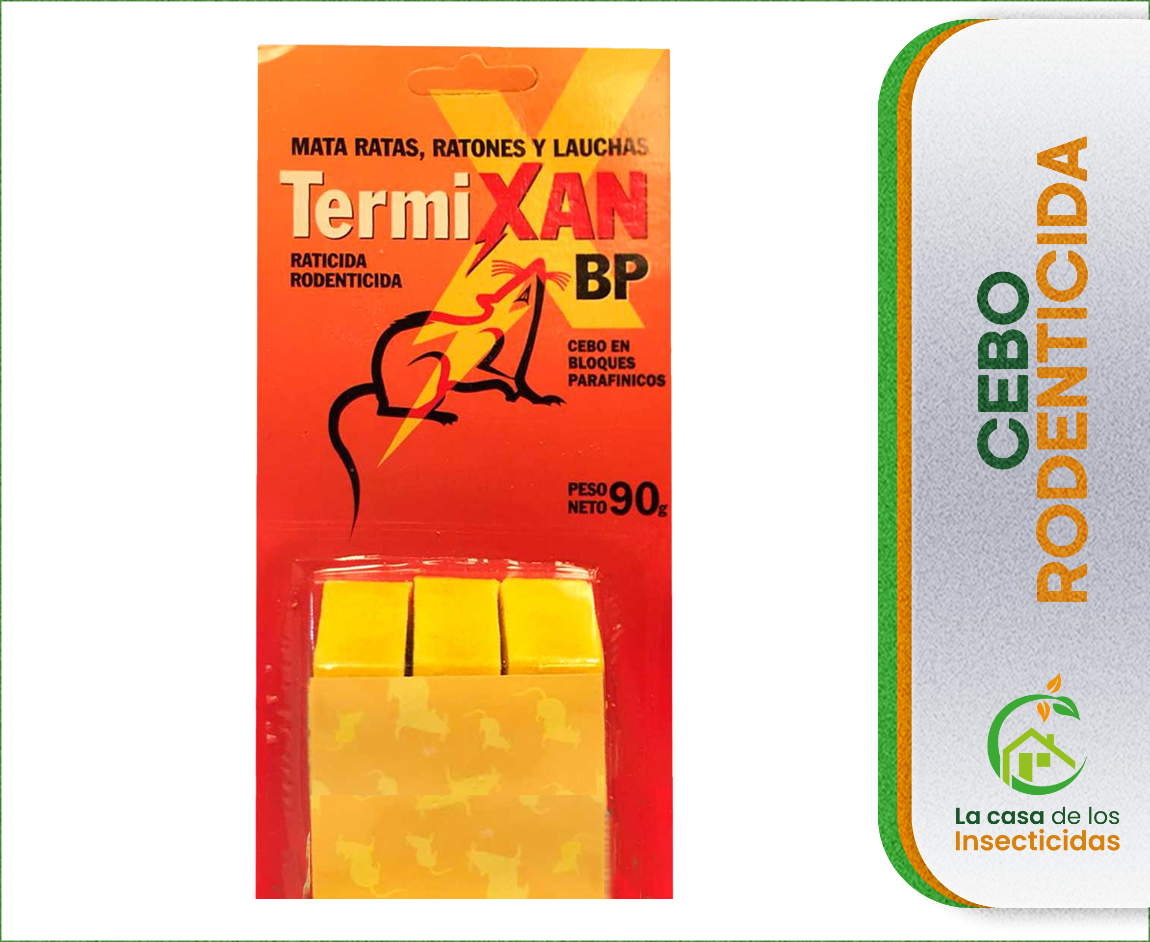 Termixan BP rodenticida Control Roedores 90 gr.